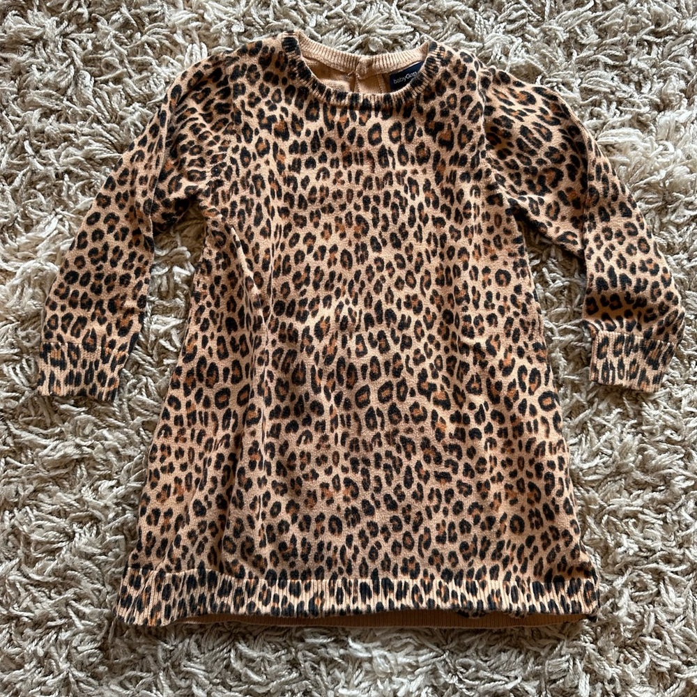 Baby Gap Cheetah Dress, size 18/24 months.